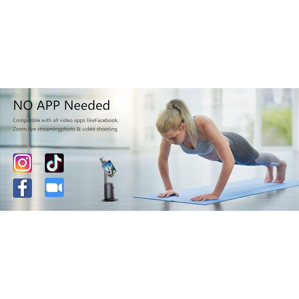 Auto Face-Tracking Smartphone Mount with Fill Light product image