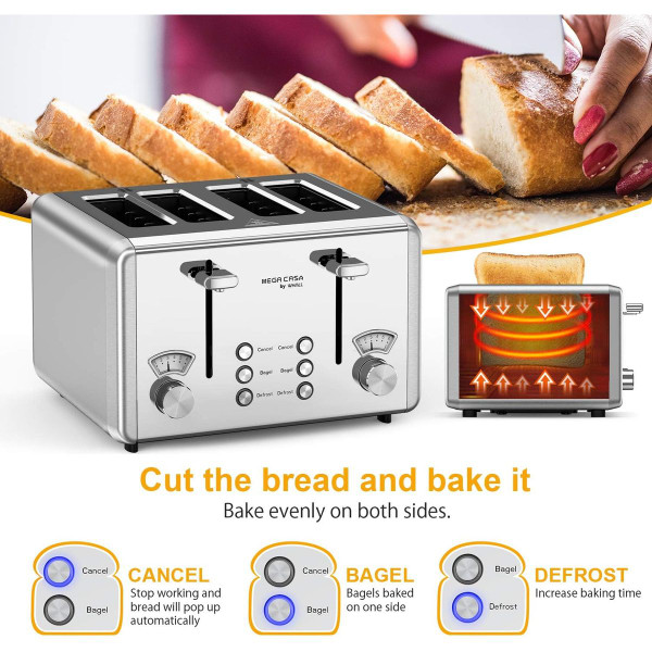 Whall 4 Slice Toaster  product image