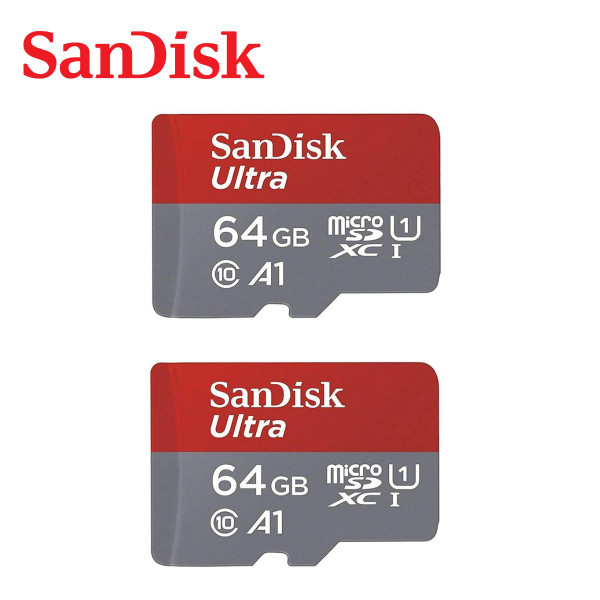 SanDisk 2x64GB Ultra Plus MicroSDXC UHS-1 Card product image