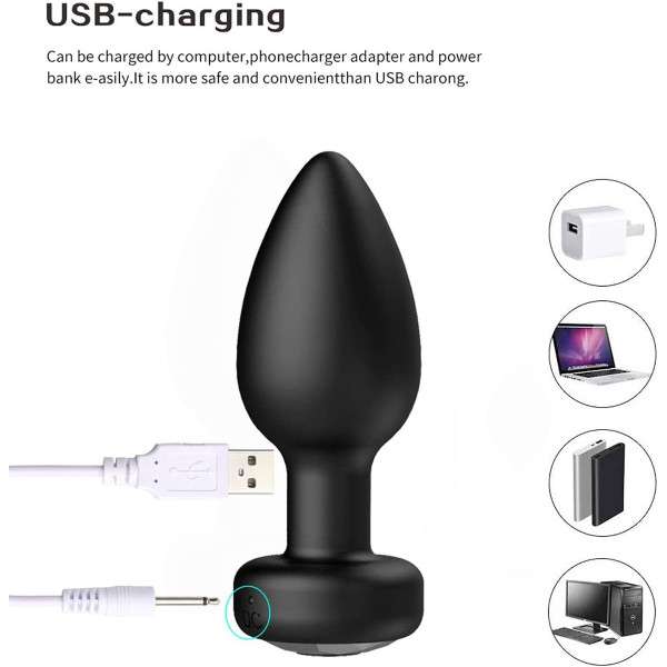 Adult Wireless Anal Plug with Remote product image