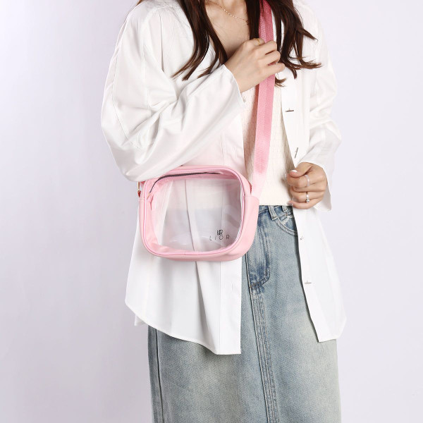 Lior™ Stadium-Approved Clear Crossbody Purse Bag with Adjustable Strap product image