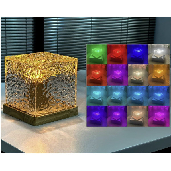 16-Color Ocean Wave Projector Light Cube with Remote product image