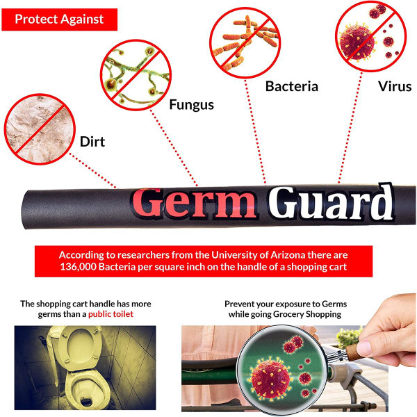 Germ Guard Contactless Cart Handle Cover (3- Pack) product image