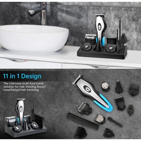 11-in-1 Hair Clipper and Grooming Set with Multiple Attachments product image