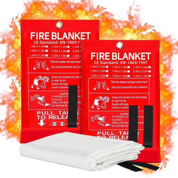 40 x 40-Inch Emergency Fire Blanket (2-Pack) product image