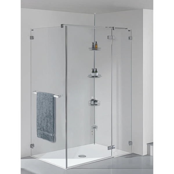 4-Tier Corner Rustproof Shower Caddy product image