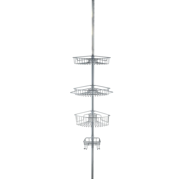 4-Tier Corner Rustproof Shower Caddy product image