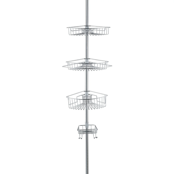 4-Tier Corner Rustproof Shower Caddy product image