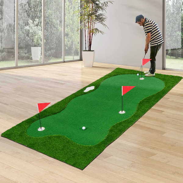 10 x 3.3-Foot Golf Putting Green with Realistic Artificial Grass Turf product image