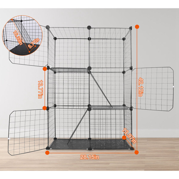 iMounTEK® 3-Tier Cat Playpen product image