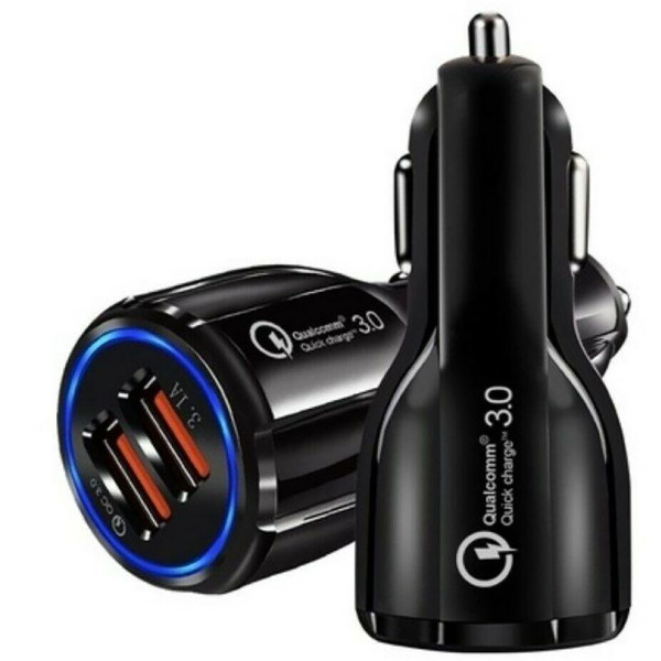 Fast QC 3.0 USB Dual Port Car Charger product image