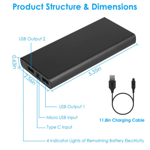 iMounTEK® 20,000mAh Power Bank product image