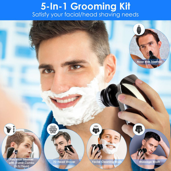 iMounTEK 5-In-1 Rechargeable Shaving Kit product image