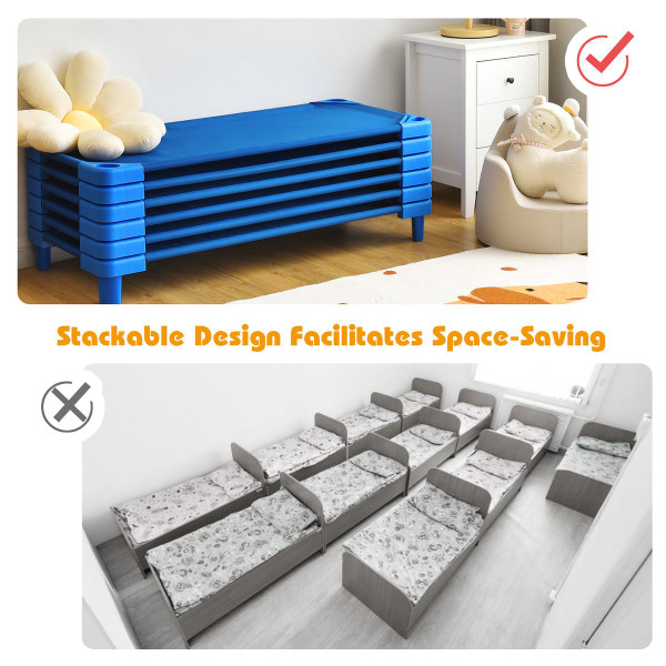 Kids Stackable Nap-Time Cots (6-Pack) product image