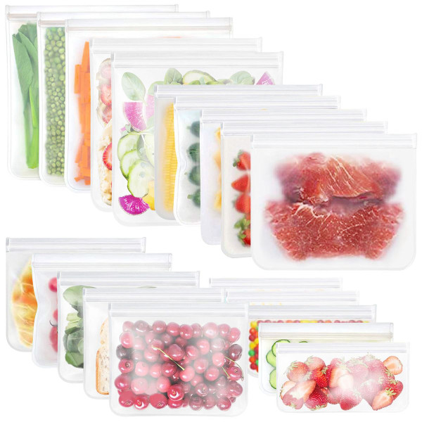 NewHome™ 20-Piece Reusable Food Storage Bags product image