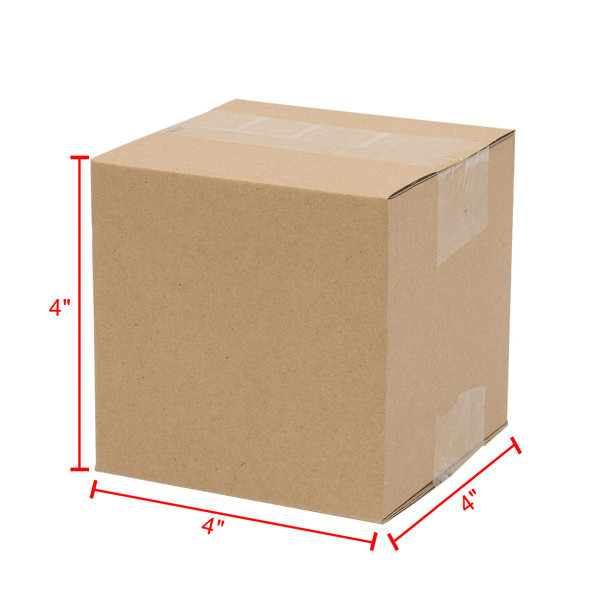 4 x 4 x 4-Inch Cardboard Box, 100 ct. product image