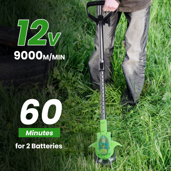 iGardenPro Rechargeable Grass Trimmer (12 or 21-Volt) product image
