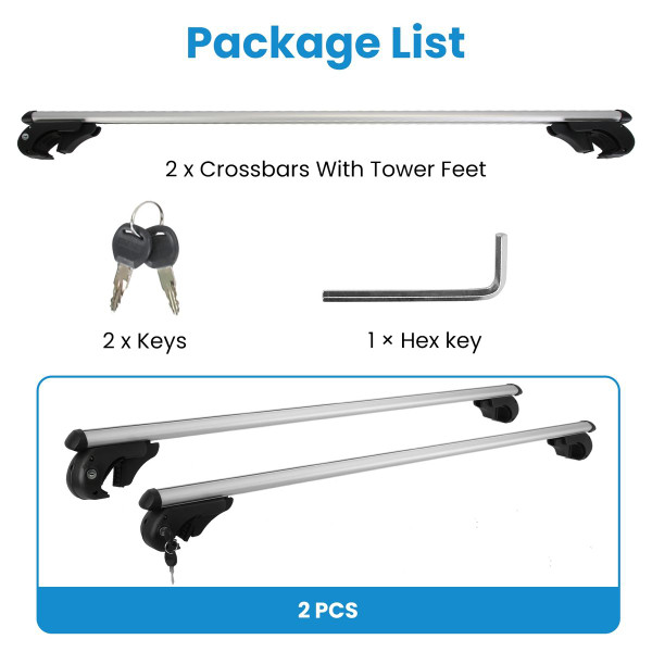 iMounTEK® Roof Rack Crossbar (2-Pack) product image