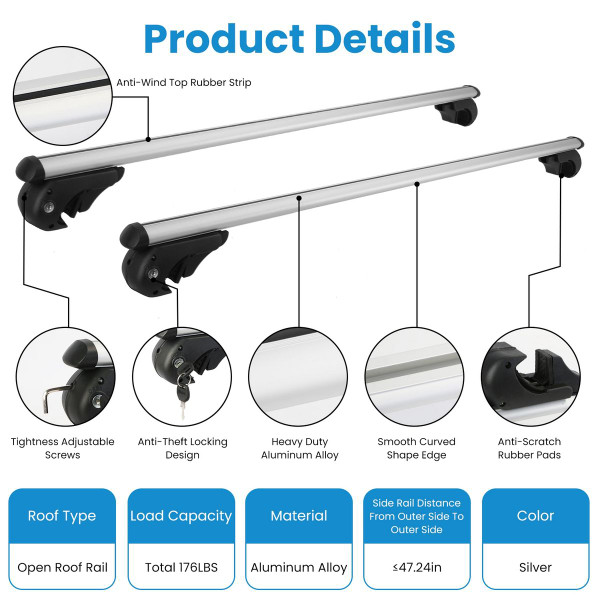 iMounTEK® Roof Rack Crossbar (2-Pack) product image