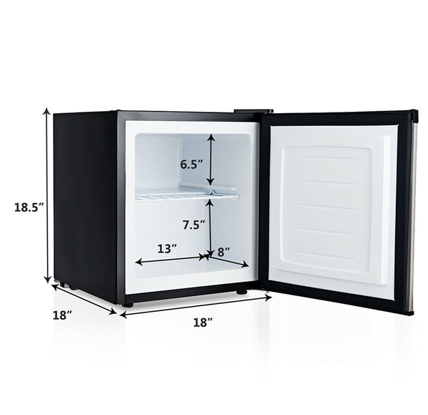 STAKOL 1.1-Cubic-Foot Compact Single Door Mini Upright Freezer product image