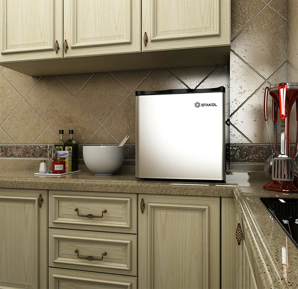 STAKOL 1.1-Cubic-Foot Compact Single Door Mini Upright Freezer product image