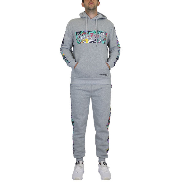 Men's 2-Piece Fleece-Lined Pullover Hoodie & Jogger Sweatpants Set product image