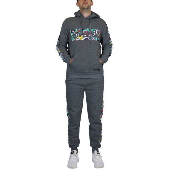 Men's 2-Piece Fleece-Lined Pullover Hoodie & Jogger Sweatpants Set product image