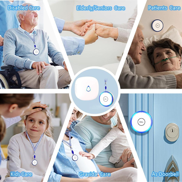 Caregiver Pager and Wireless Call/Panic Button (2-Pack) product image