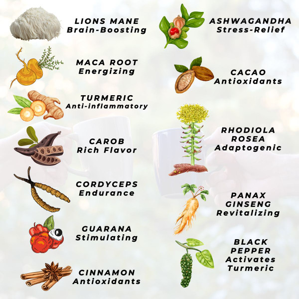 Dreamer Brew™ Coffee Alternative, 30 Servings (With & without Caffeine) product image