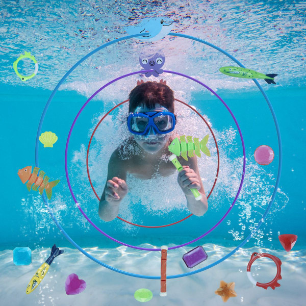 CoolWorld™ 24-Piece Kids' Swimming Pool Diving Toys product image