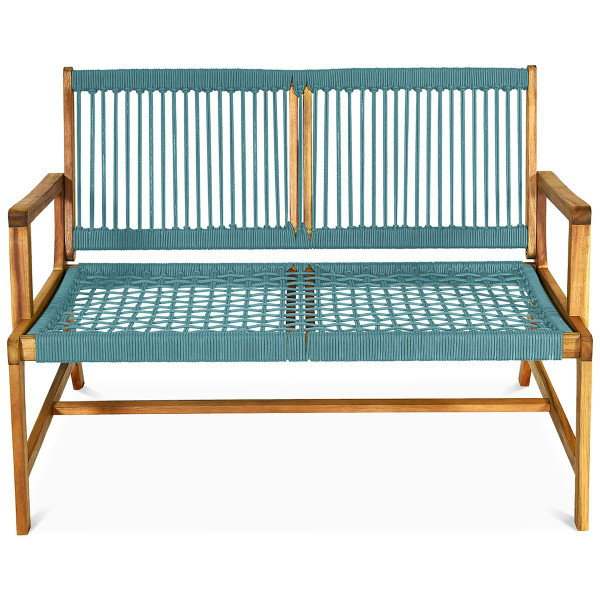 2-Person Acacia Wood Yard Bench for Balcony and Patio product image