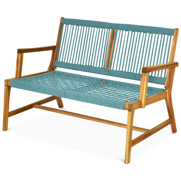2-Person Acacia Wood Yard Bench for Balcony and Patio product image