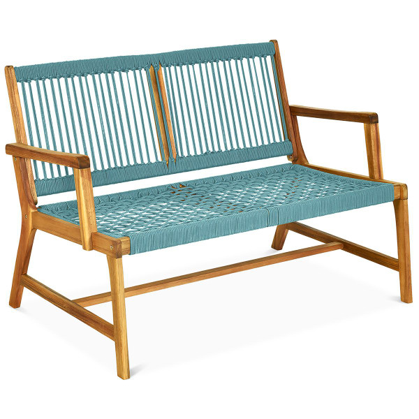 2-Person Acacia Wood Yard Bench for Balcony and Patio product image