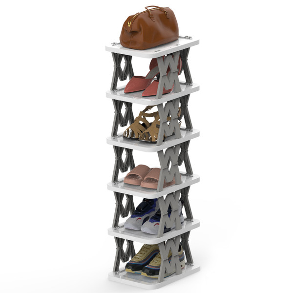 NewHome™ 6-Tier Narrow Shoe Rack product image