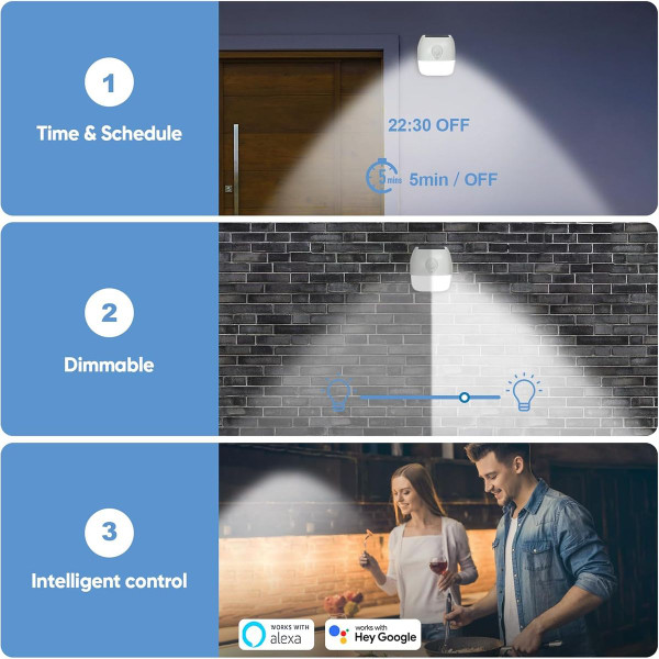 Smart Solar Flood Light with Motion Sensor (2-Pack) product image