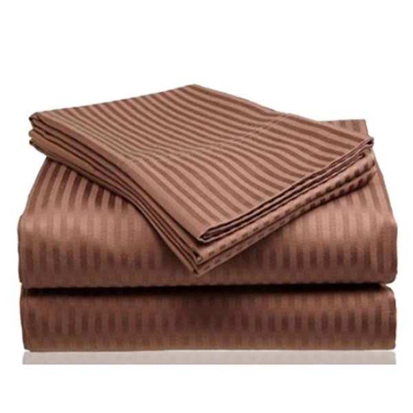 4-Piece Set 1800 Series Embossed Striped Bed Sheets product image
