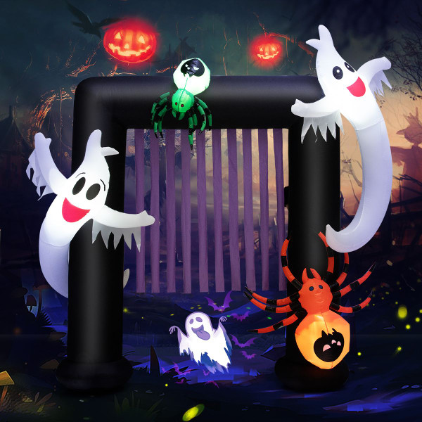 7.5-Foot Halloween Inflatable Archway Blow-up Festive Yard Decoration product image