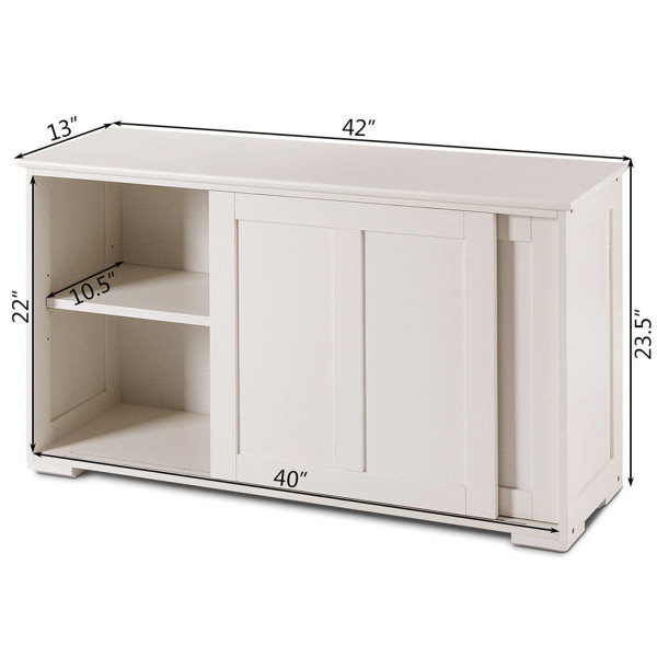 Kitchen Storage Cabinet Sideboard Buffet with Sliding Door product image