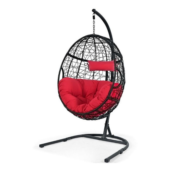 Hanging Cushioned Egg Hammock Chair with Stand product image