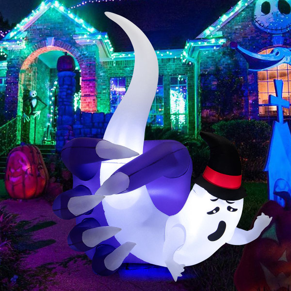 6-Foot Halloween Inflatable Hand-Hold the Ghost with LEDs & Air Blower product image 6-Foot Halloween Inflatable Hand-Hold the Ghost with LEDs & Air Blower product image