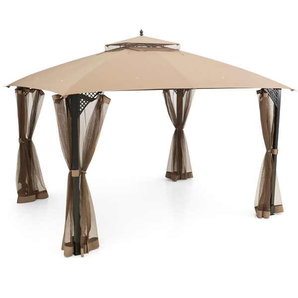 10 x 12-Foot Gazebo Replacement Top with Air Vent and Drainage Holes product image
