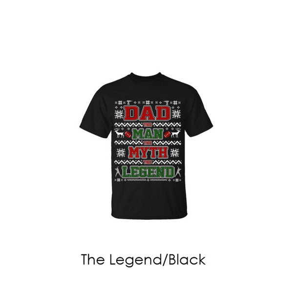 Men's Christmas Sweater T-Shirts - Dad and Grandpa Edition  product image
