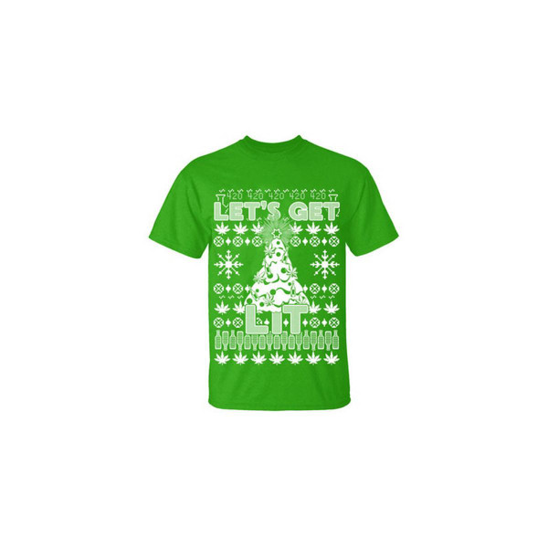 Men's Funny Ugly Christmas Sweater Cotton T-Shirts product image