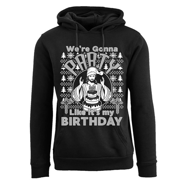 Men's Funny Ugly Holiday Pull Over Hoodie product image