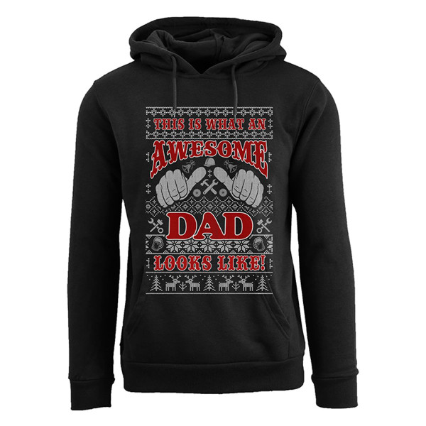 Men's Funny Ugly Holiday Pull Over Hoodie product image