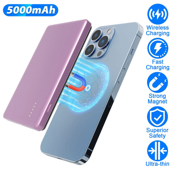 PowerMaster™ 5000mAh Wireless Power Bank product image