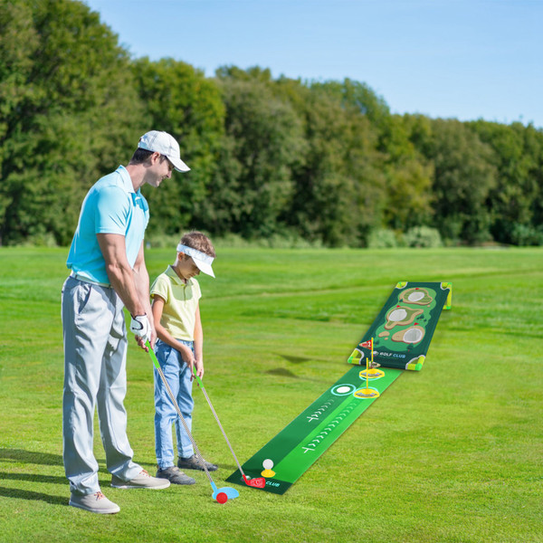 Kids' Portable Golf Putting & Chipping Mat Practice Toy Set product image