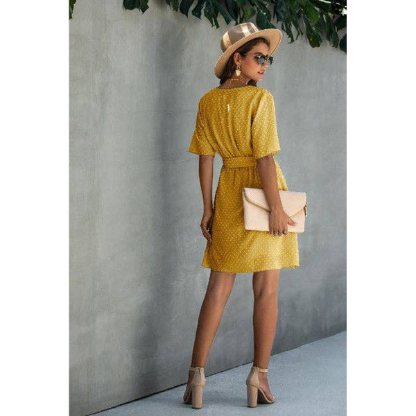 Women's Ruffle Romance Wrap Dress product image
