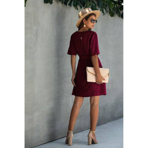 Women's Ruffle Romance Wrap Dress product image