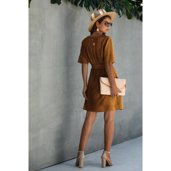 Women's Ruffle Romance Wrap Dress product image